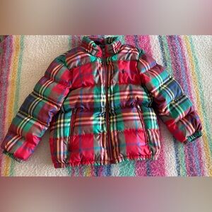 Polo by Ralph Lauren Multicolor Plaid Kids Puffer Jacket